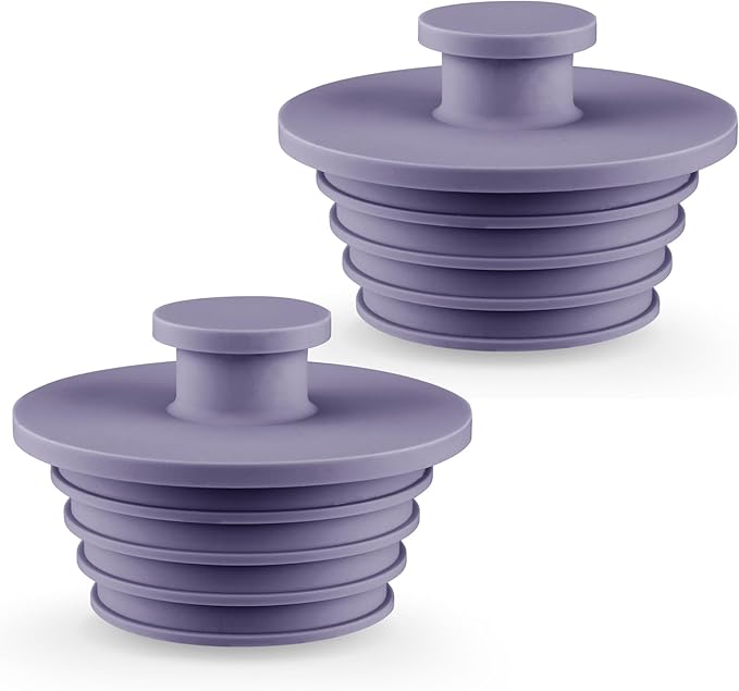 Aluvor Bathtub Stopper 2pcs Sink Stopper Tub Plug Bathroom Shower Drain Plug Silicone Bathtub Drain Plug Tub Drain Stopper Washbasin Stopper