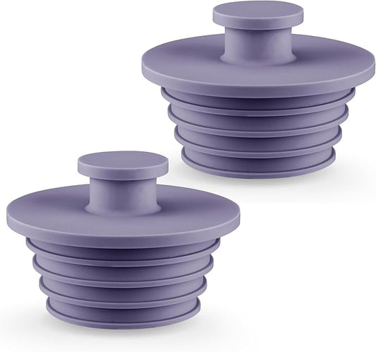 Aluvor Bathtub Stopper 2pcs Sink Stopper Tub Plug Bathroom Shower Drain Plug Silicone Bathtub Drain Plug Tub Drain Stopper Washbasin Stopper