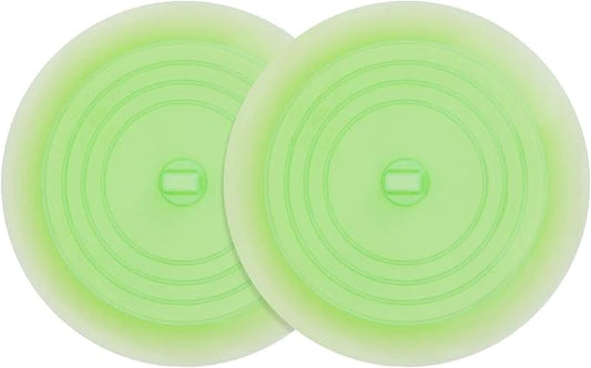 tifanso Silicone Tub Stopper Recyclable Bathtub Drain Stopper Upgraded Drain Plug Cover for Bathrooms and Laundries Kitchen Universal Use 6 inches (Jelly Green)