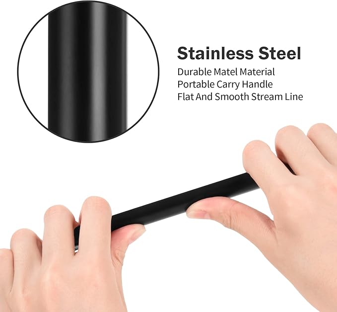 Crumb Sweeper, Crumbers, Table Cleaner Tool, Stainless Steel Crumbers for Servers, Bread Crumber, Restaurant Table Scraper for Crumbs on Table for Servers, Waiters and Waitresses (10 PACK, Black)