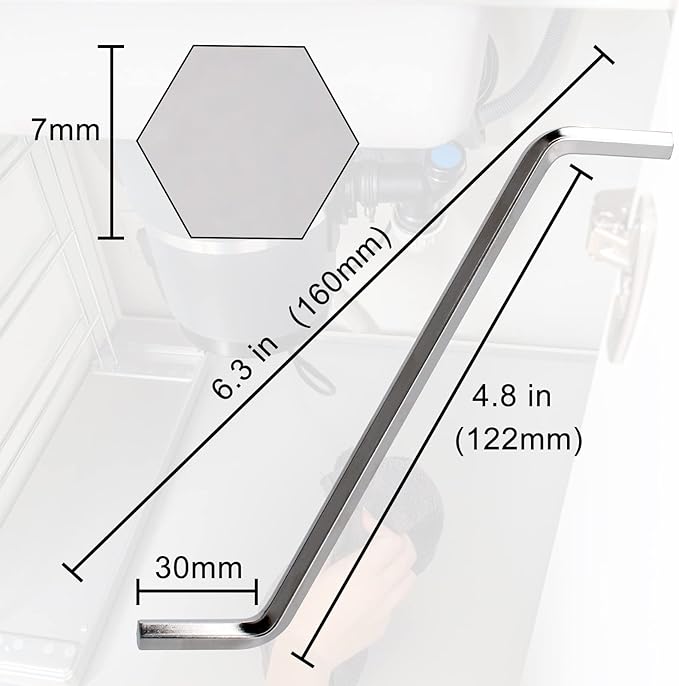 2 Pack Garbage Disposal Wrench Allen Wrench Tool Compatible with InSinkErator Garbage Disposals, Used for Unjam Kitchen Sink