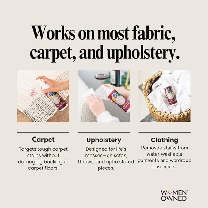 Wine Away Red Wine Stain Remover, 12oz - Removes Wine Spots, Perfect Fabric Upholstery & Carpet Cleaner Spray Solution, Spray on Stain Wash & Resolve Laundry to Vanish Stain, Citrus Scent (Pack of 2)