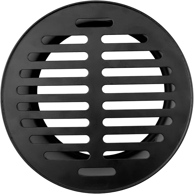 Antrader 1pcs Round Floor Drain Cover, 5.8 Inch Stainless Steel Floor Drain,Sewer Drain Cover for Outdoor Yard Pipe Roof Balcony