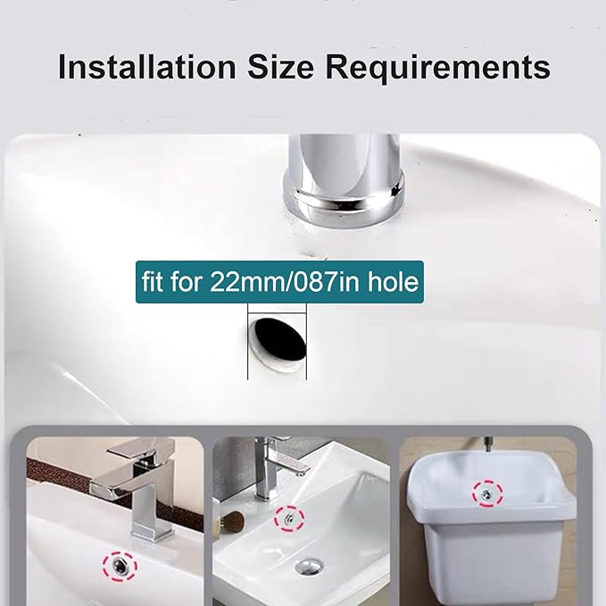 Sink Overflow Ring Brushed Nickel Bathroom Vanity Sink Overflow Cover Insert in Round Trim Cap Brass Material