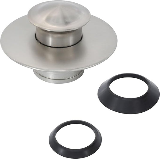 Danco EZ Drain Cover for Bathtub, Brushed Nickel, 10534