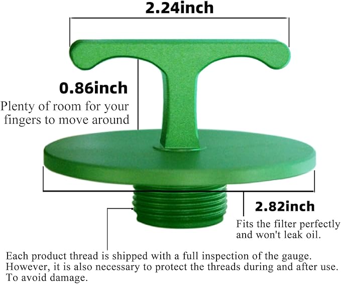Aluminum Alloy Oil Filter Plug Tool， for Dodge Ram 2500, 3500, 4500, 5500， 5.7L 5.9L 6.4L 6.7L Cummins Turbo Diesel MO285 05083285AA Oil Filter Cap Plug Tool-Ram Accessorice