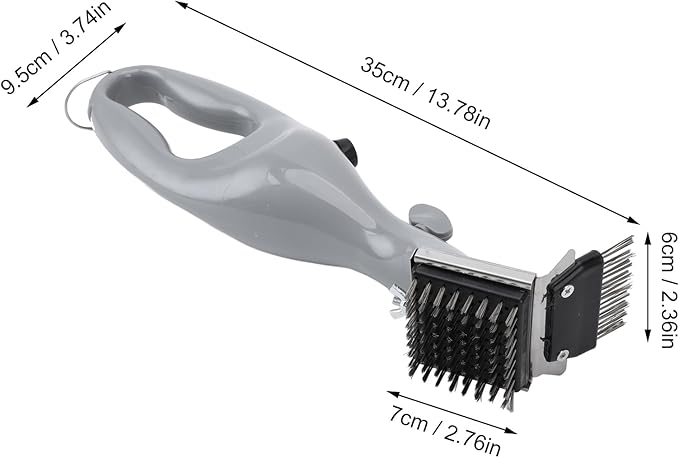 Barbeque Grill Steam Brush, Grill Cleaner Brush, BBQ Cleaning Brush for Outdoor Grill, Deep Cleansing Steam Cleaner Brush for Steel Cast Iron Ceramic Grills