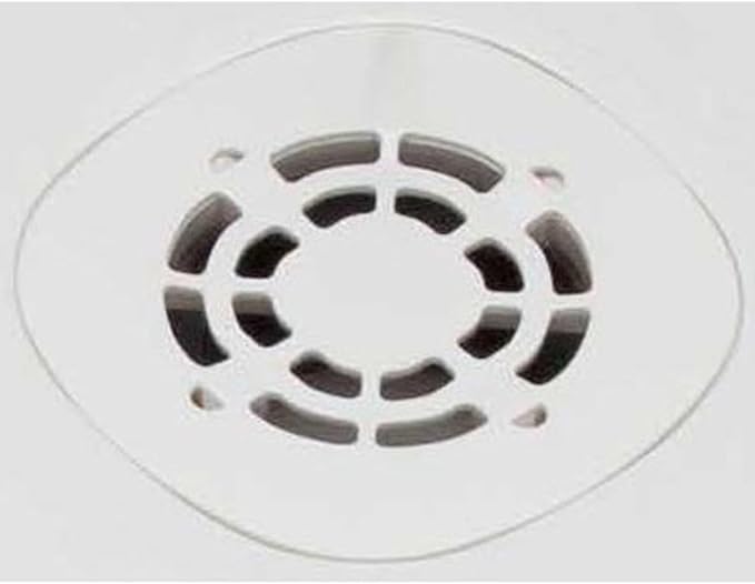 PROFLO PFSBSTR 3" X 3" Polypropylene Shower Grate - White