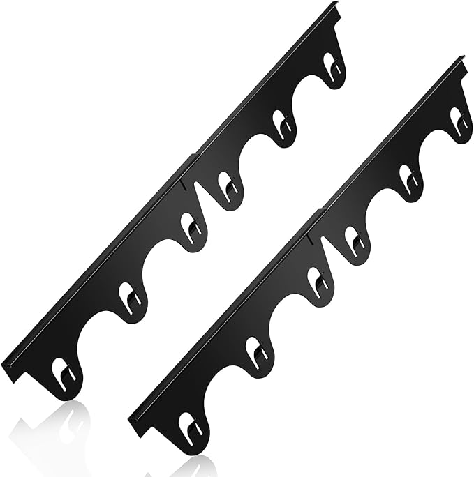 Stove Gap Covers Stainless Steel, 2Pack Retractable Stove Gap Filler (13.8"–27.5" Length, 0.79" Width), Heat-Resistant Guard & Range Trim Kit Between Stove Top & Counter-Black