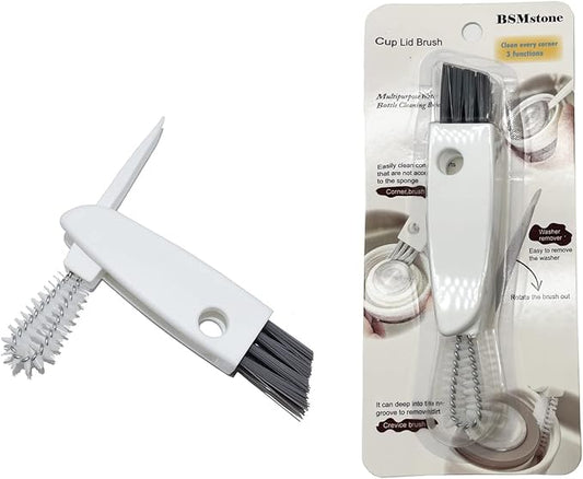 Tiny Cleaning Brush-Mini Multi-Functional Crevice Cleaning Brush, Water Bottle Cleaning Tools for Bottle Cup,Nursing Bottle Cup-1Pack…