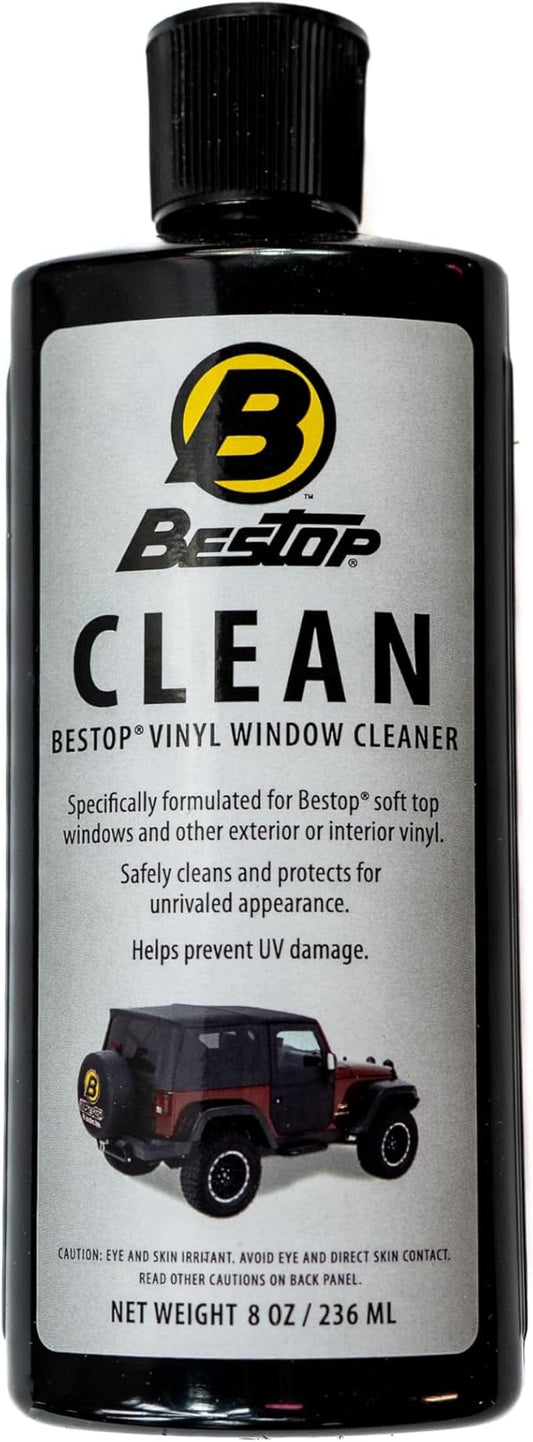 Bestop 11203-00 Vinyl Window Cleaner, 8 oz. bottle