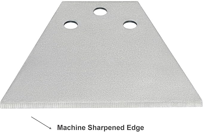 Replacement Blade for 5 Inch Wide SDS-Plus Floor Scraper Tile & Thinset Scaling Chisel (5" X 4-3/8")