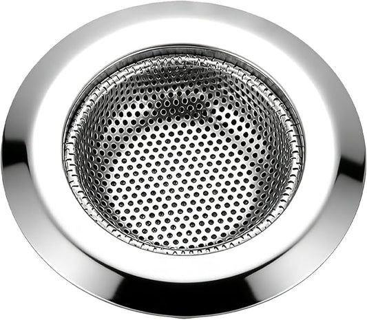 Bathtub Drain Strainer，2.87 inch Bathtub Floor Shower Hair Drain Catcher Cover, Stainless Steel Bathroom Sink Strainer Filter Basket for Bathroom Sink, Wash Basin
