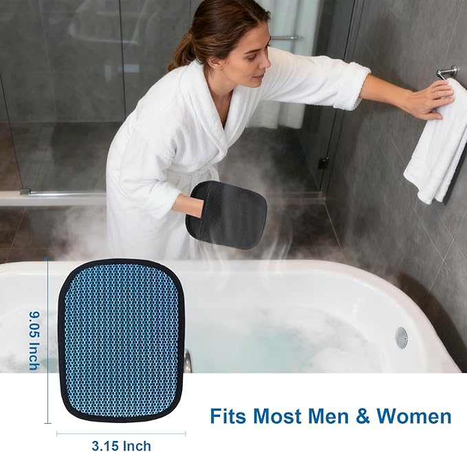 Reusable Cleaning Gloves for Bathtub, Hot Tub,Sink & Shower Surface Cleaner (2 Pack) – Spa Scum Remover & Cleaning Tools, Absorbs Oils & Grime Accessories Deep Cleaning