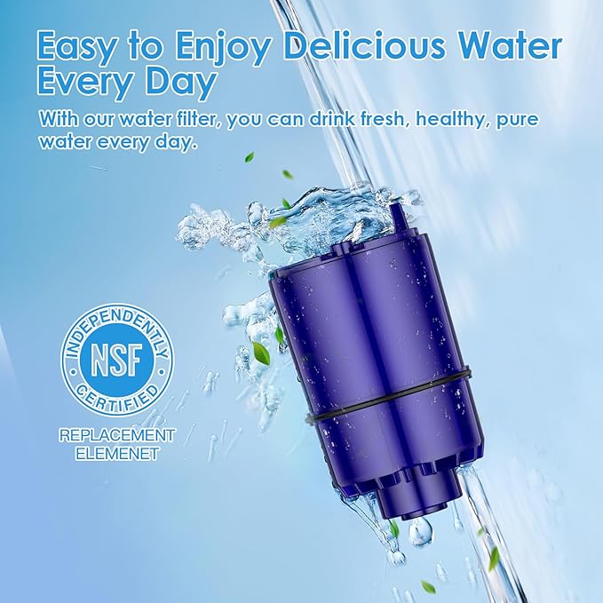 BREAUILL Faucet Water Filter Replacement Fit for All PUR, for PUR Plus Faucet Filtration Systems, NSF Certified Water Filter Compatible with Pur RF-9999, 3 Pack