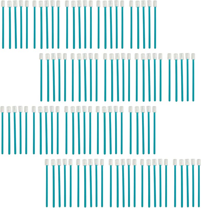 Evaclean Swilly Original Disposable Crevice Brushes - 100 Pack - Versatile Cleaning Tool for Tight Spaces, Window Tracks, Keyboards, Car Vents, and Household Use (Blue)