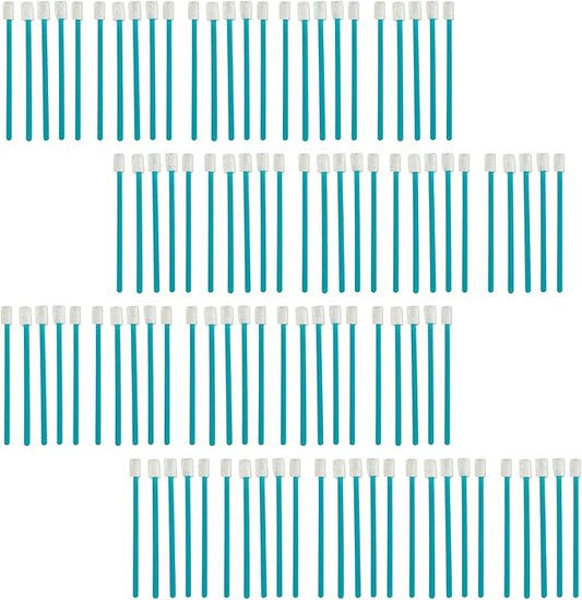 Evaclean Swilly Original Disposable Crevice Brushes - 100 Pack - Versatile Cleaning Tool for Tight Spaces, Window Tracks, Keyboards, Car Vents, and Household Use (Blue)