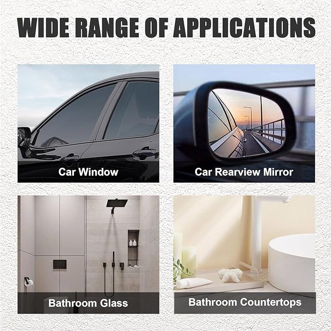 Ziciner Small Silicone Window Squeegee, Car Windshield Water Blade Squeegee, Multifunctional Auto Squeegee with 5.9 Inch Blade and Non-Slip Handle for Car Window, Home Cleaning (Dark Green-2PCS)