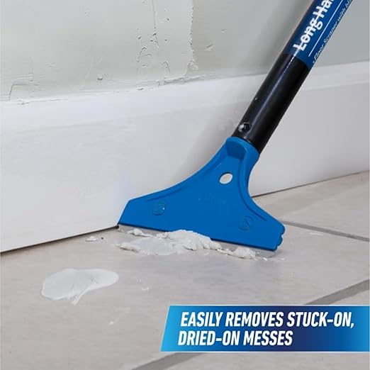 Unger 4” Professional Floor Scraper Replacement Blades, 10 Pack, Dual-Sided Adhesive Cleaning Supplies for Windows, Glass, Floors, Paint, Stickers, Gum Removal on Tile, Marble and High Gloss Surfaces