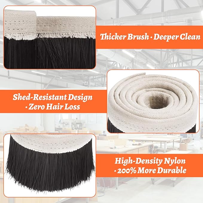 100mm Dust Shoe Brush, STARVAST CNC Vacuum Brush for Vacuum Cleaner Engraving Machine Dust Cover Work on CNC Router Spindle Motor