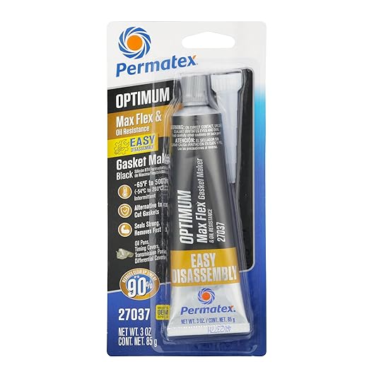 Permatex 27037 Optimum Black Gasket Maker, 3 oz