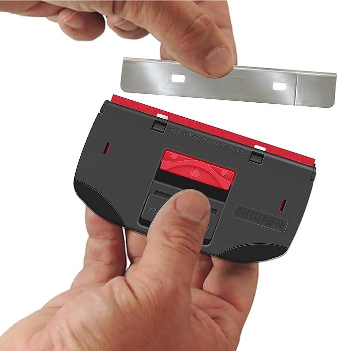 ALLWAY GRS Wide Euro-Style Glass & Tile Scraper, 4"