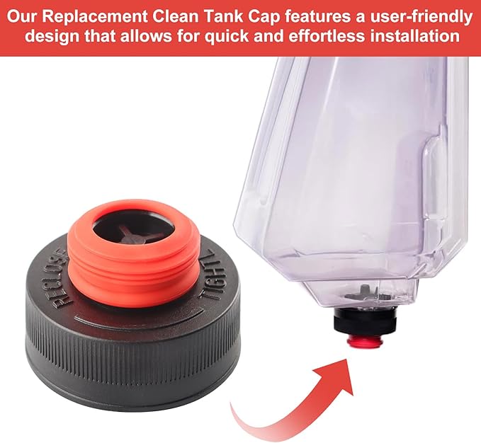 Clean Tank Cap Replacement for Bissell TurboClean PowerForce PowerBrush Carpet Cleaners, Replace Models # 2987, 2806, 28062, 28068, 29878, and 29879