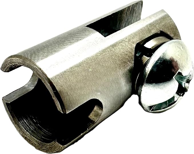 1/2FC Flow Fixer | 1/2” Drain Cable Repair End | Weld-On Female Slotted Connector Bit for Broken Drain Cleaning Machine Cables | Fits All 1/2” O.D. Drain Cables
