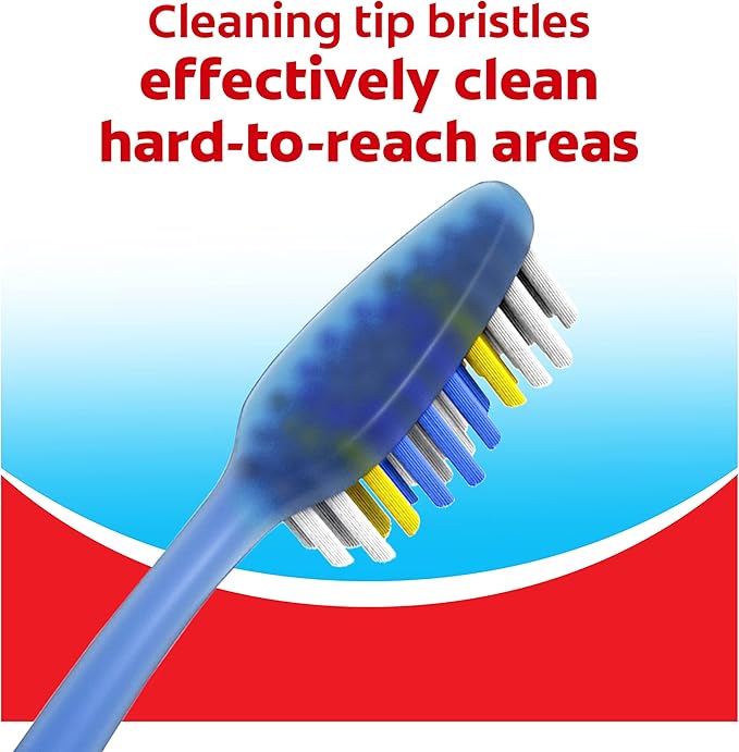 Colgate Extra Clean Toothbrush, Soft Toothbrush for Adults, 6 Count (Pack of 1)