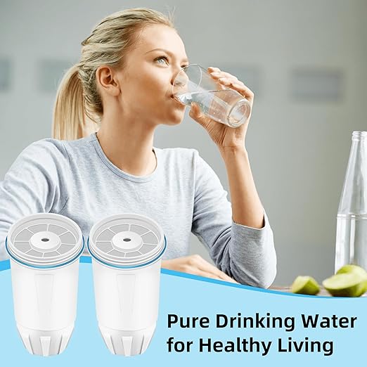 Water Filter Replacement for Zero, Fit Zero Water Pitchers ZR-001 ZD-012RP ZR-004, 5-Stage Filter System 0 TDS, Certified to Reduce Lead, Chromium, and PFOA/PFOS, 0 Water Filters 4 Pack