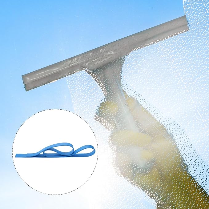 MECCANIXITY Replacement Squeegee Rubber for Window, Glass, Shower Doors, Tile Wall Cleaning, 41.34 Inch, Blue