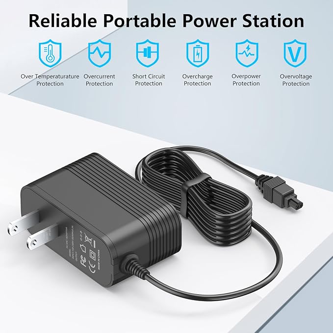 Charger for Shark V2945Z / V2950 Floor Carpet Sweeper Replacement for Shark Sweeper P/N YLS0041-T110025 Charger Adapter