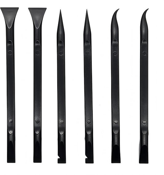 Scraper Small Plastic Scraper Tool, Used in Narrow Spaces and Gaps, Perfect for Removing Oil Stains, Labels, Food, Dirt, Paint, Etc. (6Pcs scrapers)
