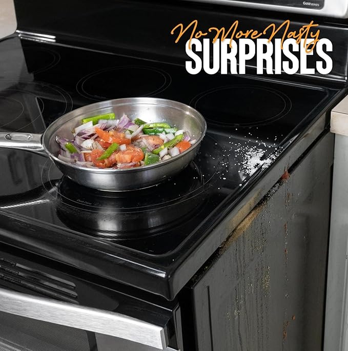 Linda’s Essentials Stainless Steel Stove Gap Covers (2 Pack) Adjustable Length 13.8" to 27.5" Stove Gap Covers Stainless Steel, Steel Adjustable Stove Gap Covers, Counter, Oven & Stove Gap Filler