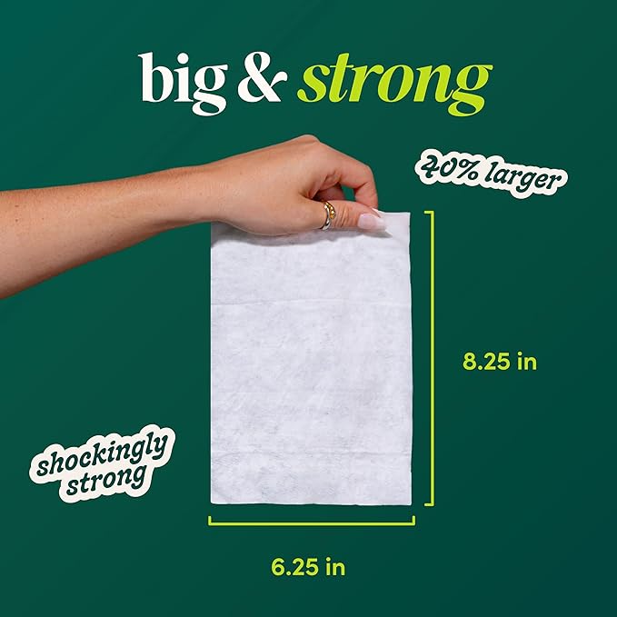 goodwipes Flushable Wipes Bulk Pack, Botanical Bliss Adult Wet Wipes for Women & Men, Sewer & Septic Safe, Toilet & Bathroom Essentials, Extra Large, 418 Count (8 Packs and 1 Travel Pack)