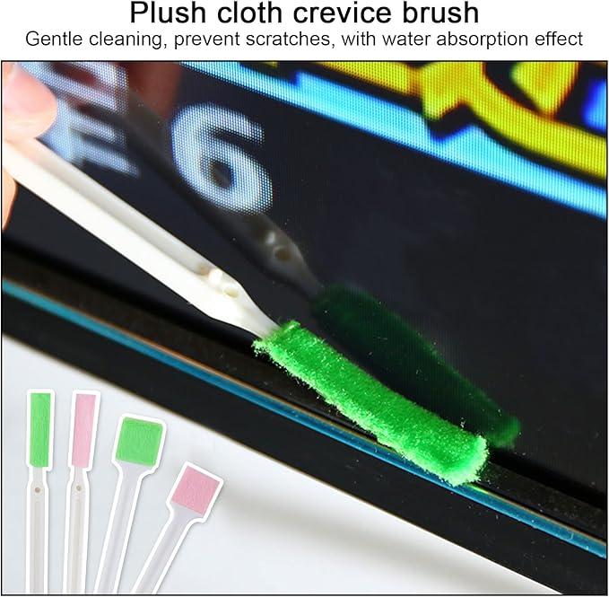 Crevice Cleaning Brushes Tool kit Small Cleaning Brush for House Cleaning Disposable Toilet Brush Deep Cleaning Brush Gap for Gap Corner of Stove Hard to Reach Cleaning Tools (Multicolor)