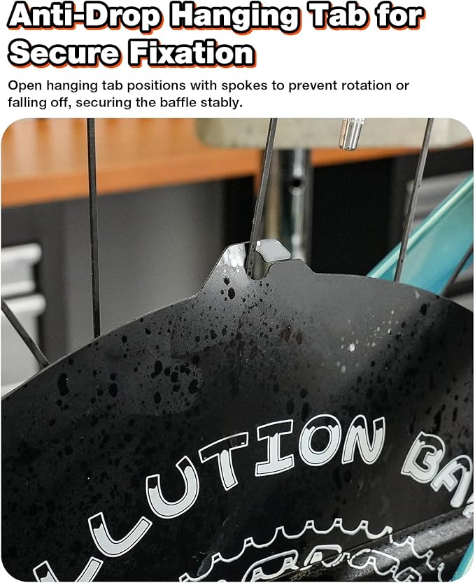 Bike Disc Brake Cover, Foldable Grime Guard for Bicycle Cleaning, Prevents Oil & Dirt Splash, Easy Storage & Corrosion Protection for MTB & Road Bikes