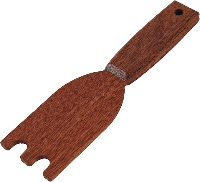 TonGass Ebony Grill Scraper Compatible with George Foreman 1925B01B, Upgrade Grill Spatula for George Foreman Indoor Grills & Most Other Indoor Grills with Grooves, Heat-Resistant & Durable