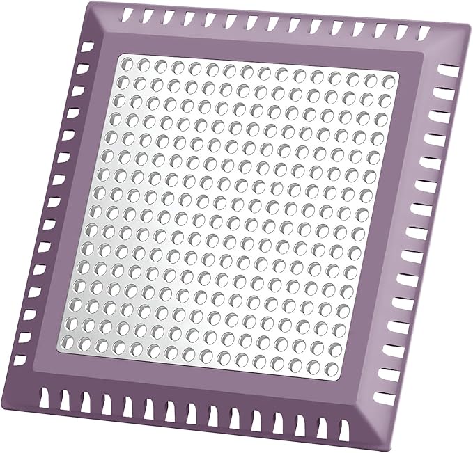 Hair Catcher/Drain Strainer/Shower Drain Cover for Bathroom Floor Drain, Stainless Steel and Silicone (Patented Product)