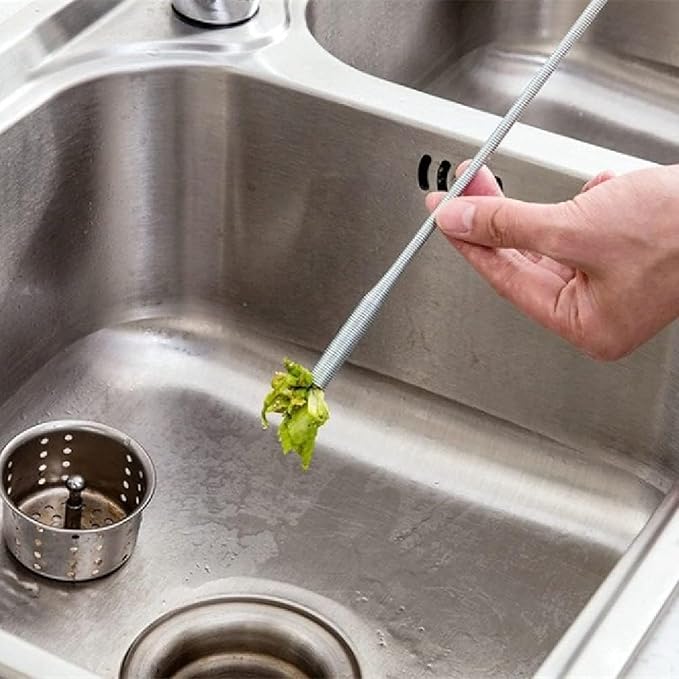 2 Pack of ALINNA Flexible Grabber Claw Pick Up Reacher Tool with 4 Claws Bendable Hose Pickup Reaching Assist Tool for Litter Pick, Home Sink, Drains, Toilet(24 Inches)