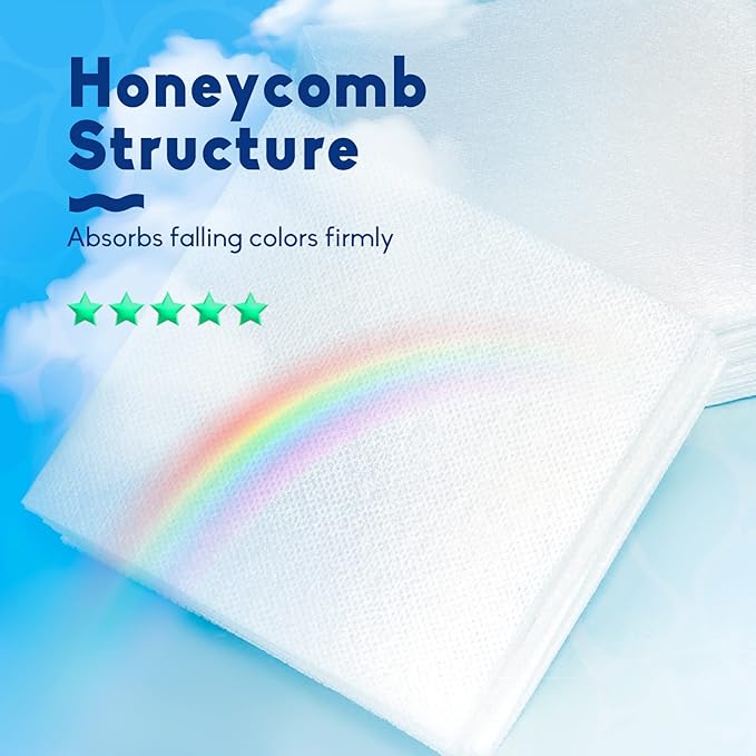 Xcleen Color Absorber Laundry Sheets 216 Count, Dye Catcher to Prevent Clothes from Smearing, Fragrance Free Color Trapping Sheets for Home School or Apartment