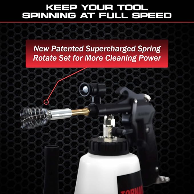 Tornador TornadorMax TM-002 Spring Rotate Set | Factory Replacement Component for Z-030 | Stainless Steel, Rust-Resistant, Simple to Install | for Maintaining Pneumatic Tool Rotation Performance
