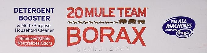 Borax 20 Mule Team Detergent Booster, 65 Oz (Pack of 2)