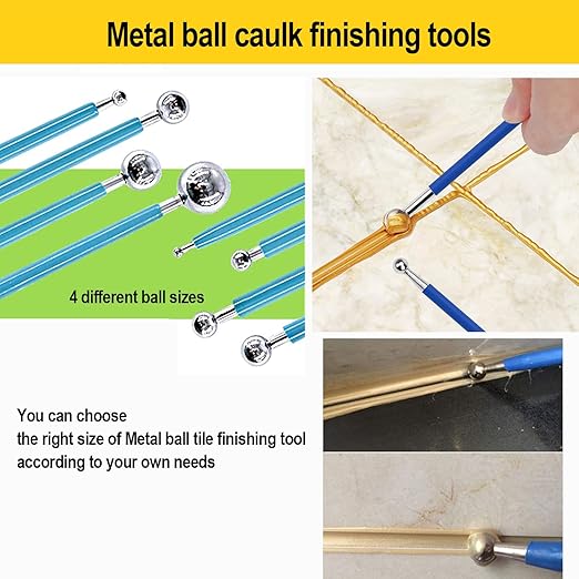14pcs Grout Removal Tool, Caulking Removal Tools Tile Grout Saw and Grout Hand Saw with 3 Pieces Extra Blades, Tile Joint Cleaning Tool, Caulking Edge Kit, Tile Caulk Finishing Tool