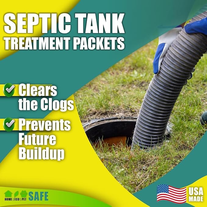 Green Pig Drain Field Cleaner, Septic Safe Drain Clog Remover, Treatment for Quickly Clearing Leach Field System Clogs, Back-Ups, and Foul Odors in Septic Tank Systems, Emergency Formula, 1 Gallon