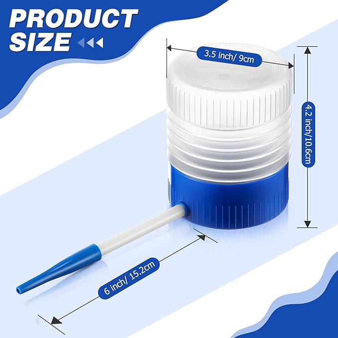 Qualirey 1 Pack Diatomaceous Earth Powder Duster with 6 Inch Extension Nozzle, Diatomaceous Earth Powder Duster for Pest Control, Sprayer for Indoor and Outdoor Use