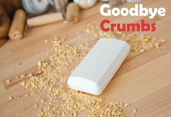 Fox Run Table Crumb Sweeper White , 2.75 x 5.5 x 1.25 inches