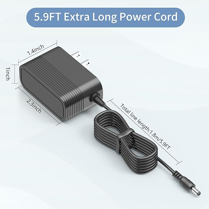 13.3V Charger for 10.8V Battery Vacuum Mop Compatible with Shark VM200(Old) VM200C VM252 VM401 UM200 UM205 VC200 VC205 VM190 10.8V Li-ion Battery Hard Floor Vacuum Mop Adapter Charger