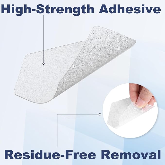 28 PCS Shower Floor Non Slip Stickers with Strong Adhesive, Invisible & Durable Anti Slip Shower Stickers with Scraper for Bath Tub, Pools and Stairs(Clear,Hexagon)