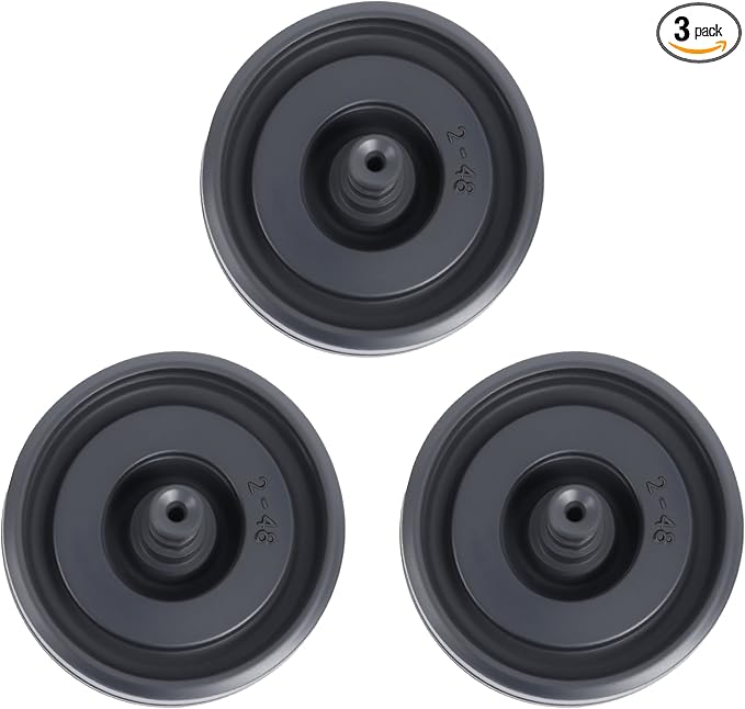 3 Pack Toilet Fill Valve Seal replacement for Kohler 83143 - Compatible with Fluidmaster 200/242/400/747 Models - Durable Rubber Diaphragm Assembly for DIY Leak Prevention & Tank Repair